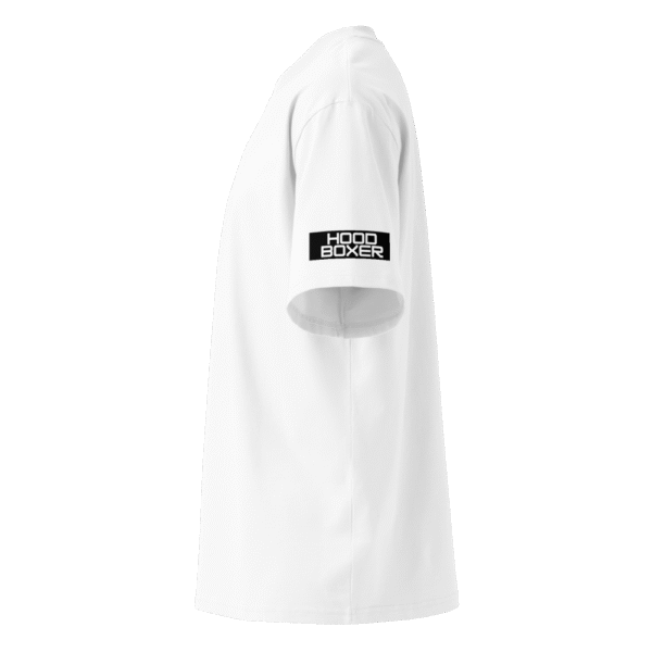 hoodboxer unisex organic oversized high neck t shirt